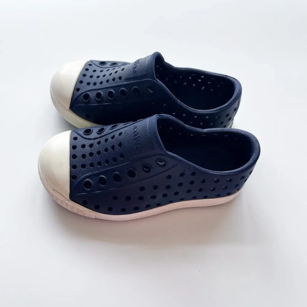 Toddler Boy's Native Slip On Shoes Navy Blue Size C6